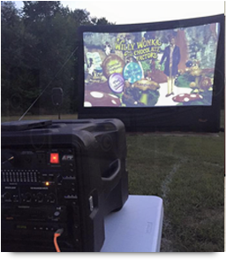 Outdoor-movie-party